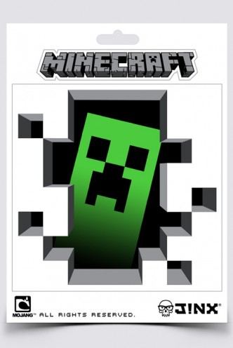 Minecraft pegatina Creeper Inside