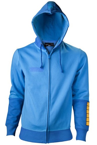 MegaMan Zipped Hooded Sweater Blue Character