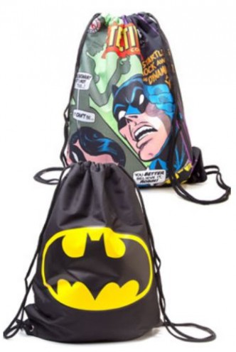 Mochila GYM - Batman tela reversible Logo/Comic