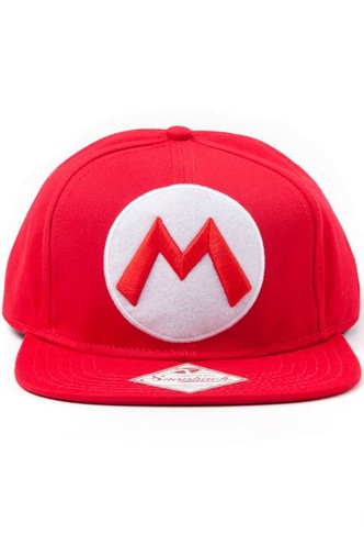 Nintendo - Red Snapback cap with M logo "Mario"