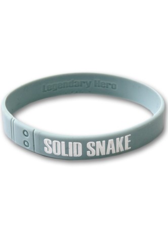 Metal Gear Solid Silicone Wristband - SOLID SNAKE