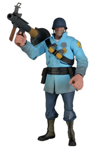 Team Fortress – Figura de acción – Series 2 BLU Soldier