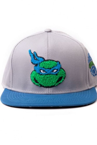 Turtles - Leonardo, snapback cap, grey