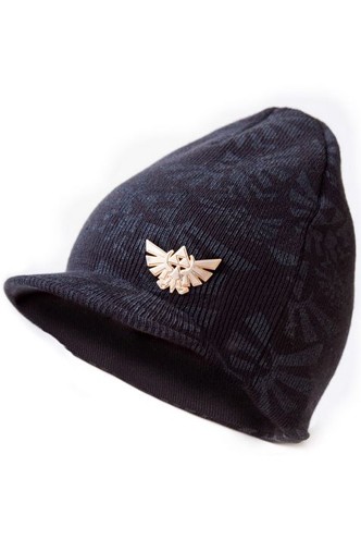 Gorro - The Legend of Zelda "Emblema Metal Trifuerza"