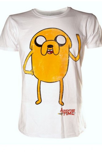 Camiseta - Hora de Aventuras "Jake" Blanca