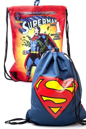 Superman - Reversible Gymbag Logo/Comic