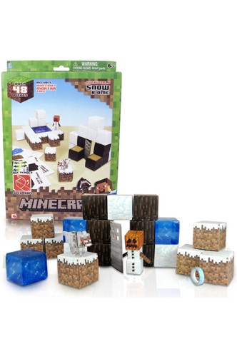Minecraft Papercraft 48 Piece Snow Biome Pack 