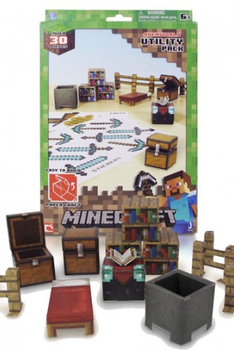 Papercraft - Minecraft: 30 Piezas "ACCESORIOS PACK"