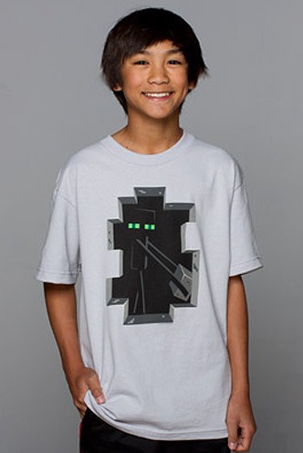 Camiseta - MINECRAFT "Enderman" Blanca