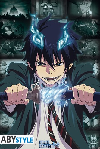 BLUE EXORCIST Poster Rin (98x68)