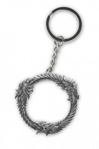 The Elder Scrolls Online Metal Keychain Ouroboros