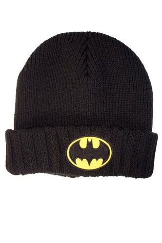 Batman - Black, embroidered logo Beanie