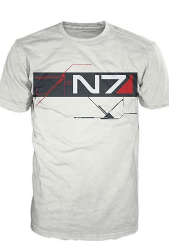 T-shirt - Mass Effect 3 "N7 Logo" White
