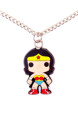 Wonder Woman Pop Heroes Rubber Necklace