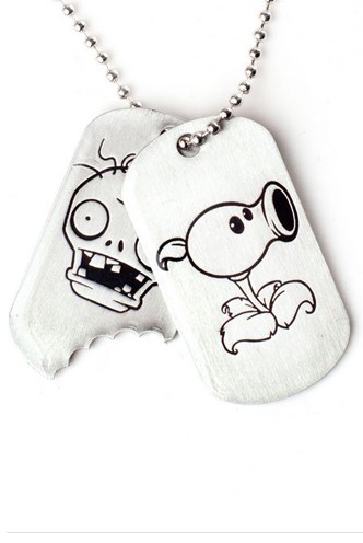 Plants vs Zombies - Metal Dogtags Pair