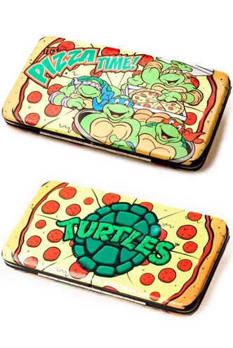 Turtles - Retro Pizza Time Girls Hinge Wallet