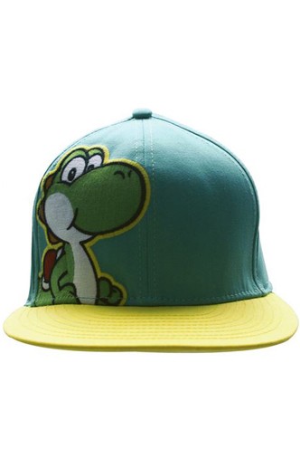 Nintendo - Aqua/Yellow Yoshi Wide Bill cap