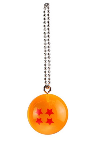 Dragon Ball Z - 4 Stars Ball Phone Strap KeyChain Ring Mascot