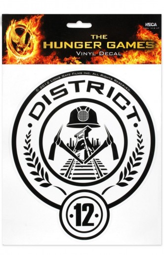 The Hunger Games Movie "District 12" Laptop Decals - VINYL