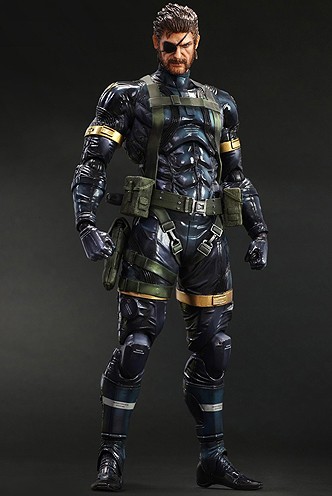 Figura Play Arts Kai - Metal Gear Solid V: Ground Zeroes "Snake" 27,5cm.