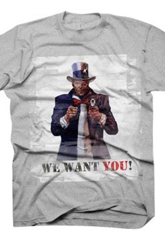 Camiseta - Batman Arkham City, DOS CARAS "We Want You" 