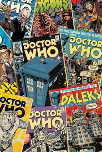 Maxi Poster - Doctor Who "Comic Montage" 61 x 91 cm