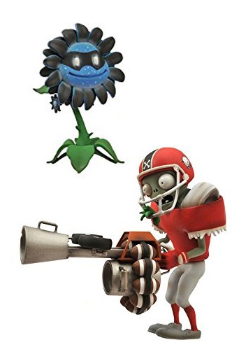 Plants vs. Zombies: Garden Warfare All-Star Zombie vs. Shadow Flower Action Figure 2-Pack 