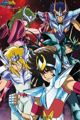 Maxi Poster - Saint Seiya "Caballeros de Bronce" 98x68cm