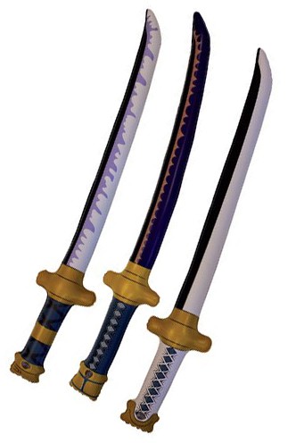 One Piece Zoro 3 Inflatable Swords