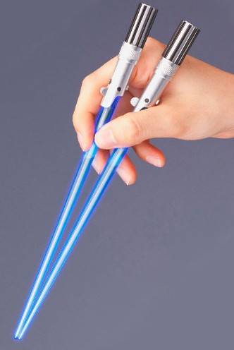 Palillos - STAR WARS "Luke Skywalker" ¡CON LUZ!