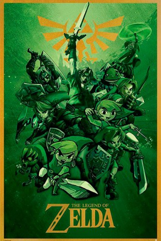 Maxi Póster - The Legend of Zelda "Link" 61x91,5cm.