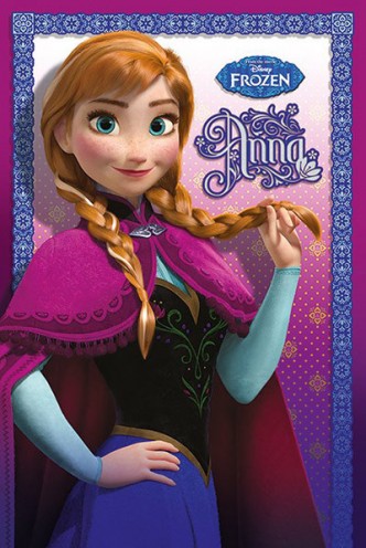 Maxi Póster - FROZEN "Anna" 61x91,5cm.