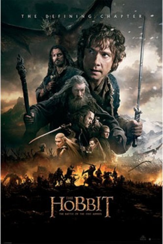 Maxi Póster - El Hobbit: La Batalla de los Cinco Ejércitos "One Sheet" 61x91,5cm