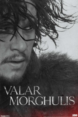 Maxi Póster - Juego de Tronos "Jon Snow" VALAR MORGHULIS 61x91,5cm.