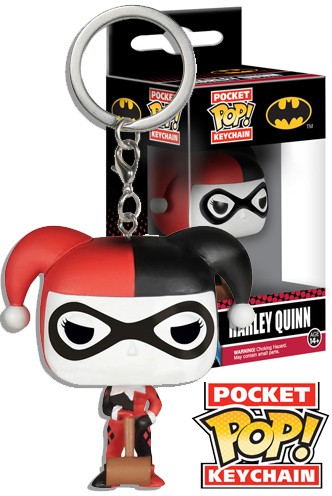 Pocket Pop Keychain DC Comics Harley Quinn Funko Universe