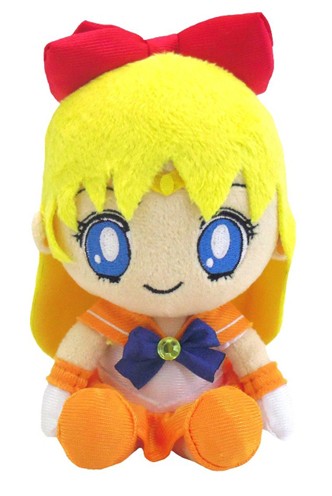 Bandai Sailor Moon Series 2 Venus Plush Doll, 7"