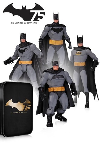 BATMAN - 75 YEARS OF BATMAN: SET 2 - 4 FIGURAS 17cm