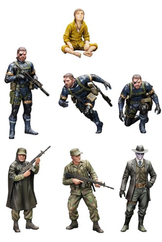 Model Kit - Metal Gear Solid: Ground Zeroes "Set" 5cm.