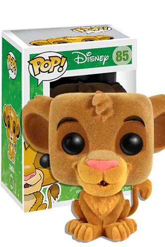 Pop! Disney: El Rey León - Simba "Flocked" ¡EXCLUSIVA!