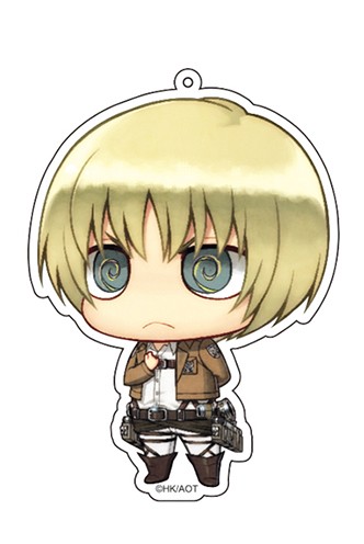 Keychain - Attack on titan - deka key holder "Armin"