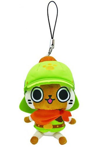 Plush Doll - Monster Hunter "Airou brave Cat" 12cm.