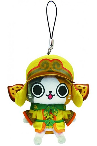 Plush Doll - Monster Hunter "Airou Kecha Cat" 12cm.