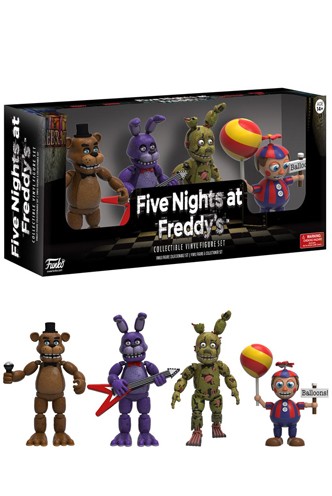 Five Nights at Freddy's: Pack de 4 Figuras Pack 2 | Universo Funko, Planeta de cómics/mangas, juegos de mesa y el coleccionismo.