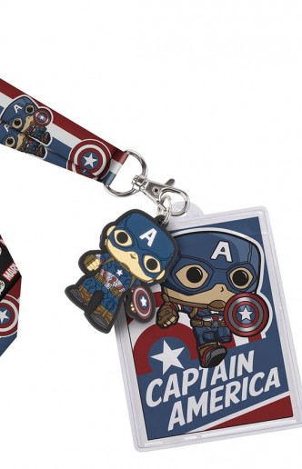 Pop! Lanyard - Capitán América