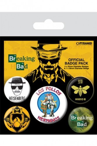 Breaking Bad - Pin Badges 5 Pack Los Pollos Hermanos