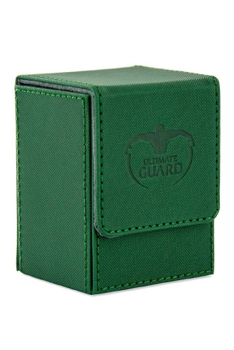 Ultimate Guard Flip Deck Case 80+ Caja de Cartas Tamaño Estándar XenoSkin Verde