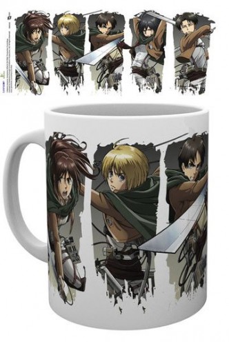 Attack on Titan - Season 2 Mug Character Montage