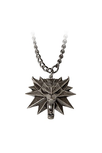 The Witcher: Wild Hunt Medallion and Chain Wolf