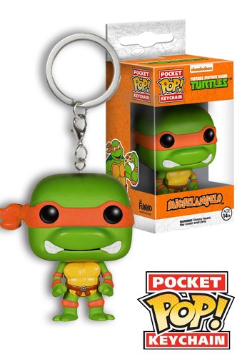 Pop! Keychain: Tortugas Ninja - Michelangelo