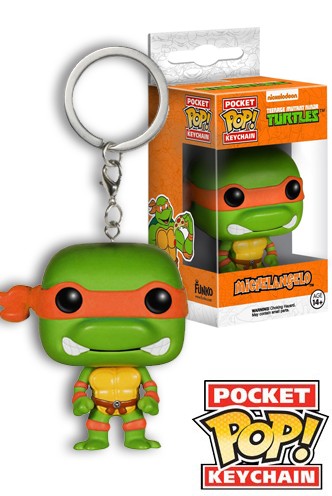 Pop! Keychain: TMNT - Michelangelo